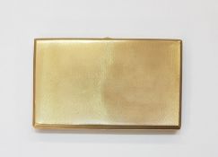 20th century 9ct gold cigarette case, 210g  no engravings Condition ReportNo inscriptions , initials