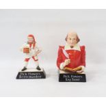 Two Carltonware pottery advertising figures "Pick Flowers, Brewmaster", man with foaming jug of