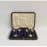 Set of six silver teaspoons and a pair of sugar nips, Sheffield Cooper Brothers & Sons Ltd 1915, 2.