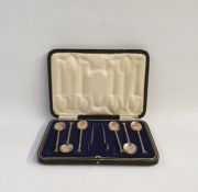 Set of six silver teaspoons and a pair of sugar nips, Sheffield Cooper Brothers & Sons Ltd 1915, 2.