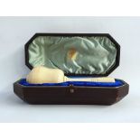 Ivory turned gavel in fitted case, Elkington & Co, 17cm long  Condition ReportMarks on the ivory -