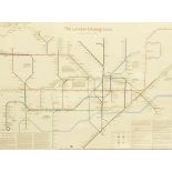 The London Underground framed print, 70cm x 100cm