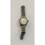 Lady's Rolex Oyster Perpetual Datejust stainless steel wristwatch, numbered to reverse of strap