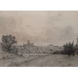 After Freddy Theys Limited edition etching from copper plate, 3/50 "Durham from Pelhams Wood",