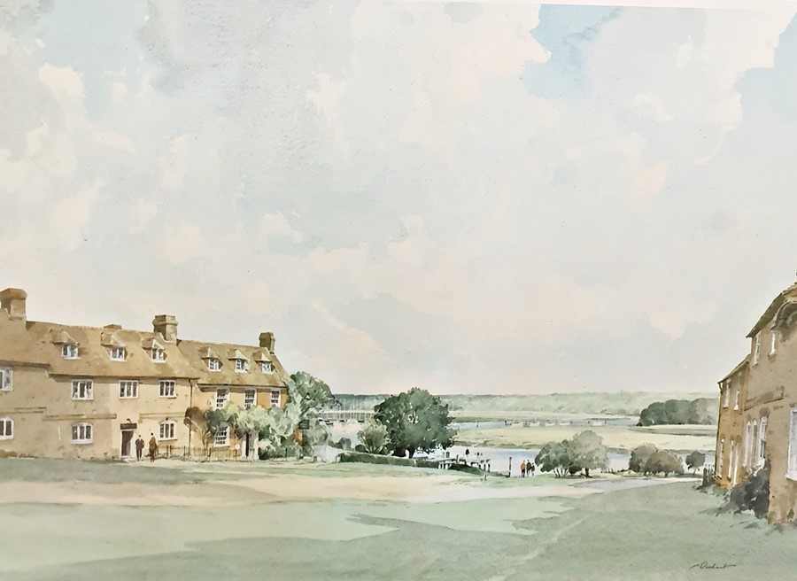 After Stanley Orchart Colour print Evening light, signed lower right, published by Beaulieu Fine