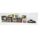 Two boxes of assorted mixed model vehicles to include Corgi Toys Heinkel model 233, etc