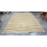 20th century oatmeal ground modern rug  350 x 239