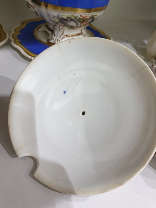 Pair of 19th century porcelain two-handled bowls a - Image 6 of 9