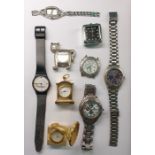 Box of assorted watches to include gent's Reflex quartz watch, Citizen watch, etc