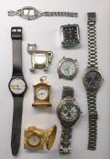 Box of assorted watches to include gent's Reflex quartz watch, Citizen watch, etc