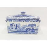 Large Spode Italian pattern tureen and cover, roun