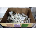 Large quantity of crested china including Arcadian (1 box)
