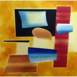 Unattributed oil on canvas Modernist -   100cms square