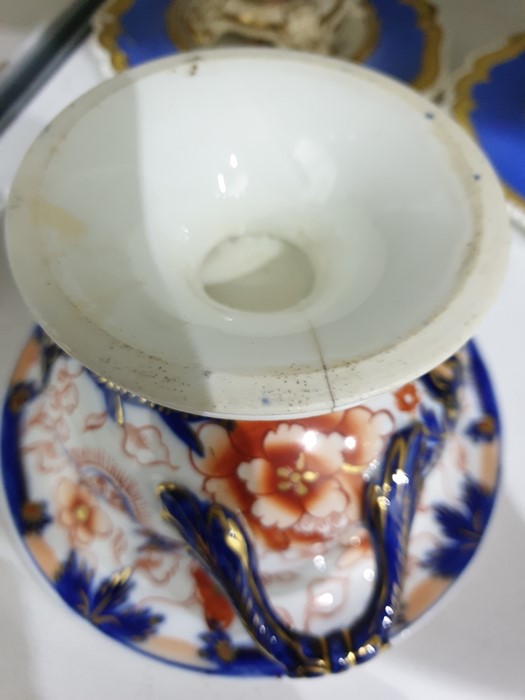 Pair of 19th century porcelain two-handled bowls a - Image 8 of 9