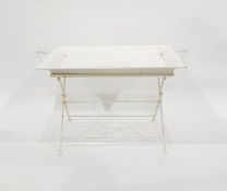 Cream tray-top butler's tray