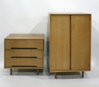 20th century bedroom suite by Stag to include dressing table unit, chest of three drawers and two