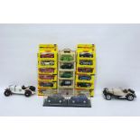 Assorted model cars to include Classic Sports Car Collection models Ferrari, Porsche, BMW and