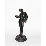 Italian bronze model of Narcissus, late 19th centu