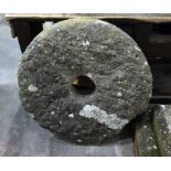 Stone flour mill wheel, 50cm diameter