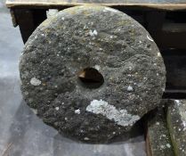 Stone flour mill wheel, 50cm diameter