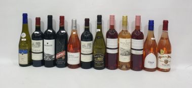 Eleven bottles of assorted wines to include 2 x Chateau Savariaud Bordeaux (2016) and (2011), Socalo