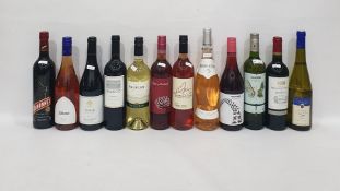 Eleven bottles of assorted wines to include Arauco Carmanere Cabernet Sauvignon (2013); Estate