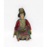 Kammer & Reinhardt Simon & Halbig tinted bisque Oriental doll with blue sleeping eyes, open mouth,