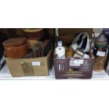 Assorted collectables including two steins, a ston