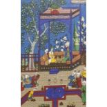 Five various framed prints of Persian scenes (5)