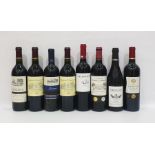 Eight bottles of mixed red wine to include Chateau Franc Le Maine 2010 Saint-Emilion Grand Cru and