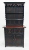 20th century oak dresser, 91cm x 181cm