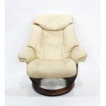 SØMO cream leatherette easy type chair