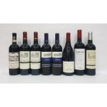 Eight bottles of mixed red wine to include San Pietro Chianti Classico 2015 and Averys Pioneer Range