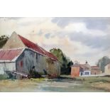 Edward Billin (1911-1995) (attr) Watercolour drawings Country scenes, one signed lower right 'Edward