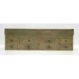 Pine chest with lift top above eight assorted drawers  Condition Reportassorted knocks and marks. '