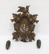 Modern black forest style cuckoo clock