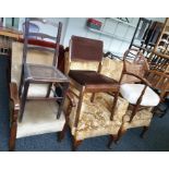 Six assorted chairs (6)