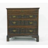 Maple dressing table stool raised upon mahogany cabriole supports