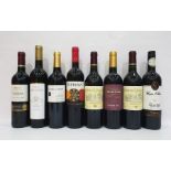 Eight bottles of mixed red wine to include Casa Silva Merlot 2014 and Conde De Cron Vino Tinto (8)