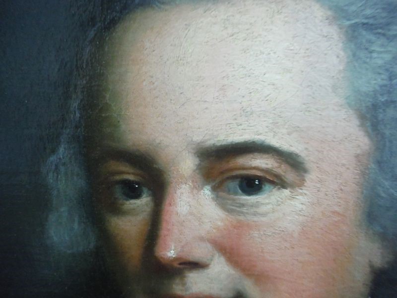 Unattributed (18th century school) Oil on canvas Half length portrait of Georgian gentleman in red - Bild 5 aus 17