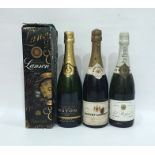 Four bottles of champagne to include Jean-Noel Hatton Brut, Bouvet-Ladubay, Pol Roger & Co champagne