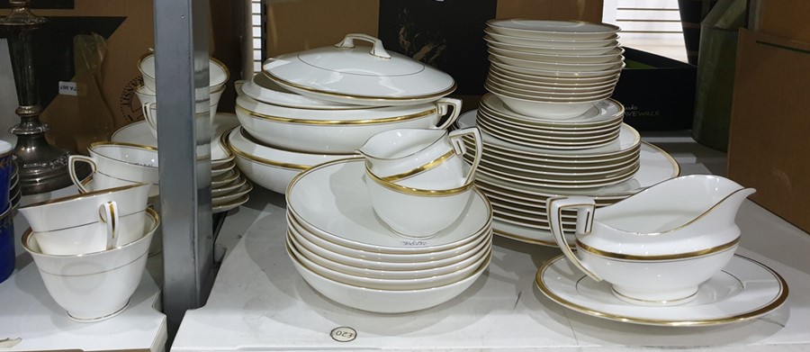 Part-dinner service by Royal Worcester in the 'Viceroy' pattern including two vegetable tureens,