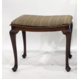 Mahogany framed piano stool