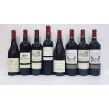 Eight bottles of mixed red wine to include Chateau de Roquebrune Bordeaux 2009 and Domaine de L'Arca