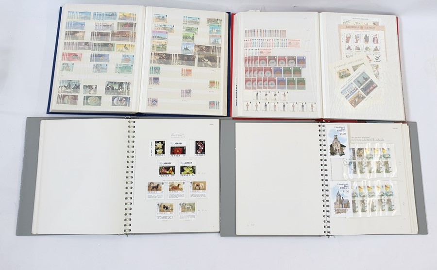 Box containing loose stamps in boxes and stock sheets, mainly modern including Queen Elizabeth II