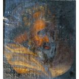 A framed oil on wooden panel, portrait of a gentleman, H.41 W.39cm