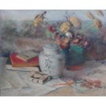 Jacoba Surie (Dutch, 1879-1970), Still life study, oil on canvas, in gilt frame, 50 x 60cm