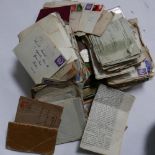 A group of four WWII medals together with driving licenses, letters and photographs for a Sgt Archie