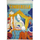 A 1920's Cinderella lithographic poster, Taylors Wombwell, Yorks, printed in colours, 80 x 52cm