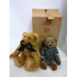 A Steiff limited edition 1902-2002 Anniversary bear, having blonde mohair and growler, with box